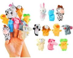 Kruzzel 10 ujjas kitömött állatok - babák készlet