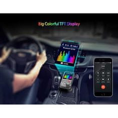 Akai jeladó, FMT-93BT, Bluetooth 5.0, 1,8" színes LCD kijelző, mikrofon, USB, MP3, WMA, APE, FLAC, WAV