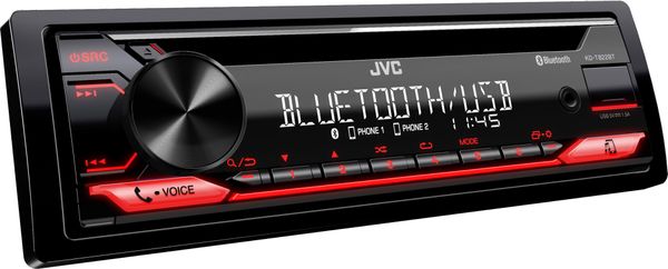 jvc KD-T822BT modern autórádió Bluetooth aux usb kijelző 13 sávos equalizer teljesítmény 4x 50w