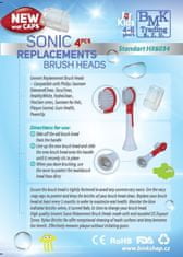 BMK Csere kompatibilis fejek elektromos fogkefékhez Philips Sonicare For Kids, 4-6 éves korig, hx6034 4 db