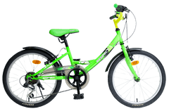 Gyermek kerékpár Carol20Z, zöld/fekete