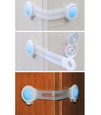 Malatec Samolepilna modra ključavnica zaščita predalov in vrat omaric 16cm