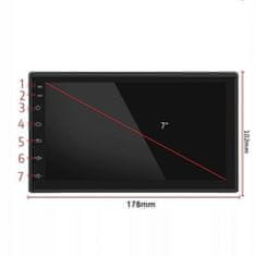 Dexxer 12-24V 2DIN LCD autórádió 4x45W 2x USB Bluetooth ANDROID 8.1 + kamera
