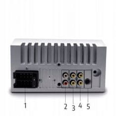 Dexxer 12-24V 2DIN LCD autórádió 4x45W 2x USB Bluetooth ANDROID 8.1 + kamera