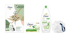 Dove Testápoló ajándék készlet fürdőszivaccsal Refreshing