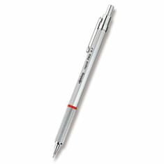 Rotring Rapid Pro Silver mechanikus ceruza, különböző hegyszélességű 0,7 mm-es hegyekkel