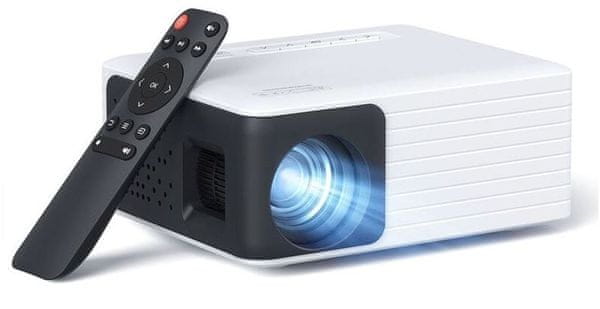 Apeman LC500 Mini (LC500) hordozható otthoni szórakoztató projektor 60 ANSI lumen HD felbontás kiváló tartósság rendkívül hatékony fényerejű kompakt méretű lámpa hordozható