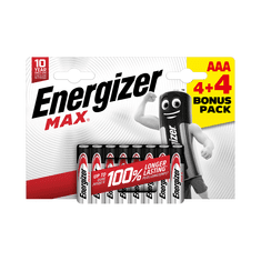 Energizer MAX AAA 4 + 4 db