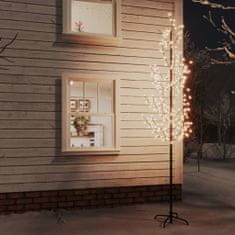 Greatstore LED-es cseresznyevirágfa 368 meleg fehér LED-del 300 cm