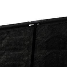 shumee fekete szövet kisállatketrec 105 x 34,5 x 45 cm