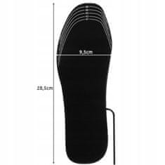 Trizand 19825 USB elektromos fűthető cipőtalp 41-46 méret fekete