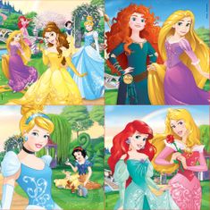 EDUCA Disney hercegnők puzzle 4in1 (12,16,20,25 darab)