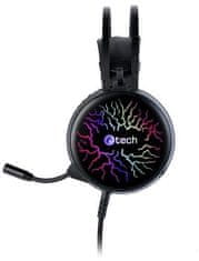 C-Tech Astro (GHS-16), alkalmi játék headset, LED, 7 színű háttérvilágítással