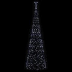 shumee kúp alakú karácsonyfa 3000 hideg fehér LED-del 230 x 800 cm