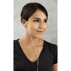 Hama Thomson fejhallgató mikrofonnal EAR3005, szilikon fülhallgató, fehér