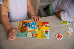 Farfarland Oktatási játék tépőzárral "az én házam". Játékok gyerekeknek - színes kirakós társasjátékok kisgyerekeknek. Korai oktatás 
