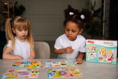 Farfarland Oktatási játék tépőzárral "az én házam". Játékok gyerekeknek - színes kirakós társasjátékok kisgyerekeknek. Korai oktatás 
