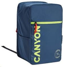 Canyon CSZ-02 hátizsák 15.6" laptophoz, 20x25x40cm, 20L, sötétkék