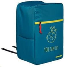 Canyon CSZ-03 hátizsák 15.6" laptophoz, 20x25x40cm, 20L, kézipoggyász, sötétzöld színű