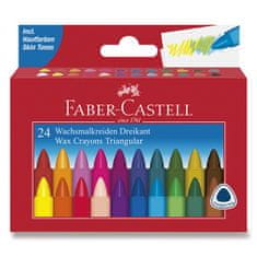 Faber-Castell háromszög viaszok 24 színben