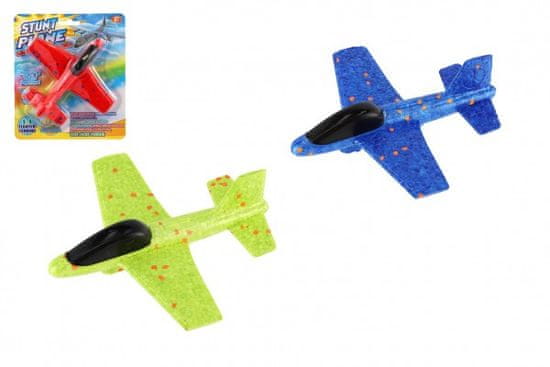Teddies 17cm-es hungarocell dobórepülőgép - vegyes színekben