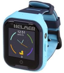 Helmer gyermekóra LK 709 GPS helymeghatározóval/dot. kijelző/ 4G/ IP67/ nano SIM/ videóhívás/ fotó/ Android és iOS/ kék