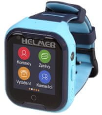 Helmer gyermekóra LK 709 GPS helymeghatározóval/dot. kijelző/ 4G/ IP67/ nano SIM/ videóhívás/ fotó/ Android és iOS/ kék