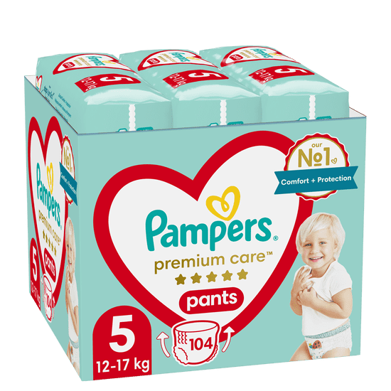 Pampers Premium Care pelenkák 5-ös méret (12kg - 17kg) 104 db