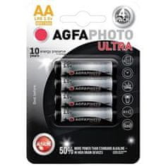 Agfaphoto Ultra alkáli elem 1,5V, LR06/AA, 4db