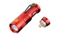 Northix LED zseblámpa CREE Ultrafire - piros 