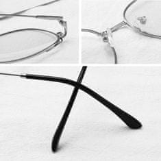 Northix Anti Blue Light szemüveg, macskafül - ezüst 