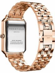 Rosefield The Octagon White Sunray Steel Rose Gold OCWSRG-O42