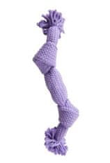 Buster Kutyajáték Fütyülő kötél, lila, 35 cm, M