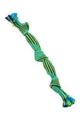 Buster Kutyajáték Fütyülő kötél, kék/zöld, 35cm, M
