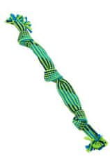 Buster Kutyajáték Fütyülő kötél, kék/zöld, 58cm, L