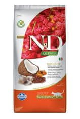 N&D Quinoa CAT Skin & Coat Hering és kókusz 5kg