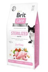 Brit Care Cat GF Sterilizált érzékeny 7kg