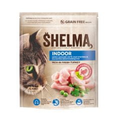 SHELMA Cat Indoor Friss hús pulyka GF 750 g