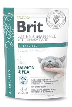 Brit VD Cat GF Care Sterilizált 400g