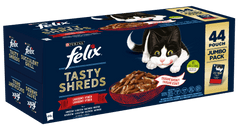 Felix Tasty Shreds multipack finom választék lében, 44×80 g