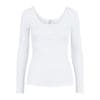 Női póló PCKITTE Slim Fit 17101437 Bright White (Méret S)