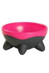 Műanyag kutyatál UFO 750ml rózsaszín KW
