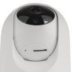 Tellur WiFi intelligens kamera, forgatható és dönthető, 3 MP, UltraHD, fehér