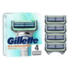 Gillette SkinGuard Sensitive cserélhető borotvafej Aloe Verával, 4 db