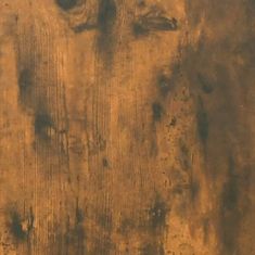 Greatstore füstös tölgyszínű szerelt fa könyvszekrény 82,5x30,5x150 cm