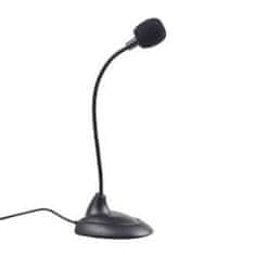 Gembird MIC-205 asztali mikrofon, fekete színű