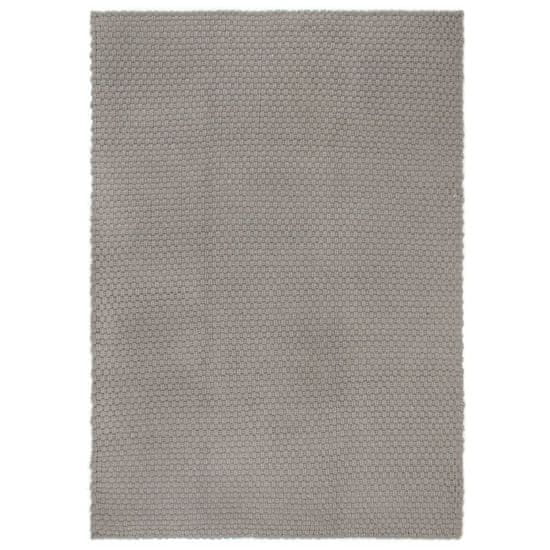 shumee négyszögletes szürke pamut szőnyeg 160x230 cm
