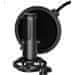 LORGAR mikrofon Soner 931 streaminghez, kondenzátor, hangerő, fekete