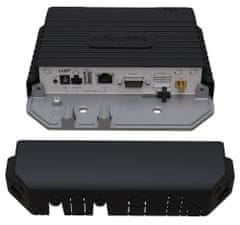 Mikrotik RouterBOARD LtAP LTE készlet, Wi-Fi 2,4 GHz b/g/n, 2/3/4G (LTE) modem, 2,5 dBi, 3x SIM foglalat, GPS, LAN, L4, L4
