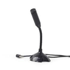 Gembird mikrofon 3,5 mm-es jack, asztali, csíptetős mikrofon